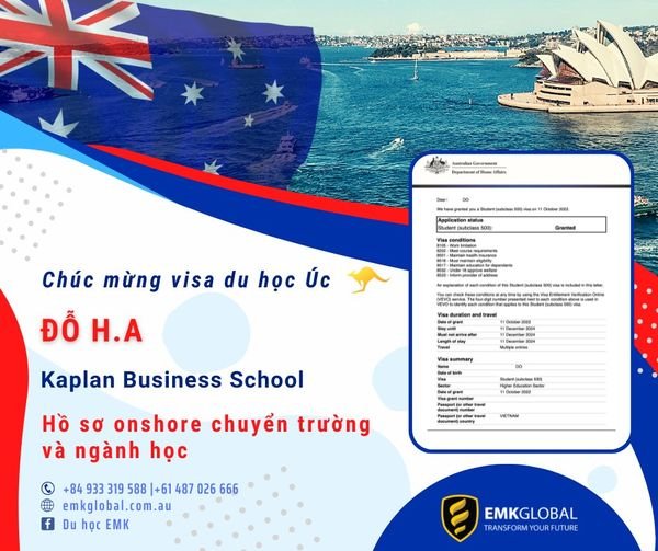 chúc mừng visa Úc 1